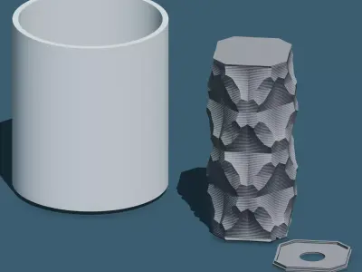 Lamp Diamant V1 4 3D print model