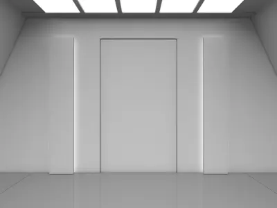 Sci Fi Interior 3D model 35