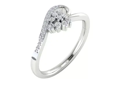  Women Ring Render 3dm STL MTL SLC JCD OBJ FBX Details 3D print model 42
