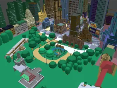 New York Map 3D model
