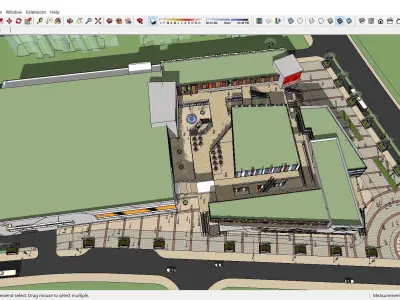 Sketchup Shopping Center G3 3D model