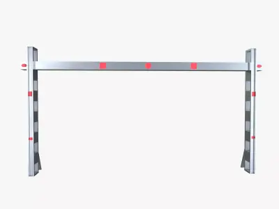 Height Barrier Low-poly 3D model