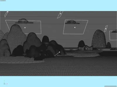  cartoon house 3D model