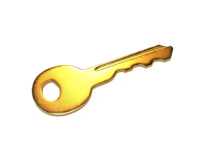 Key V1 001 Low-poly 3D model