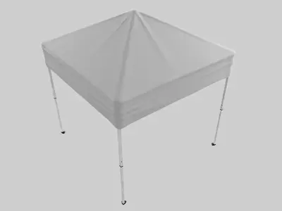Event Tent 4x4 3D model