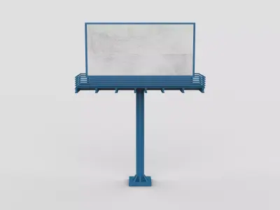  Billboard  3D model