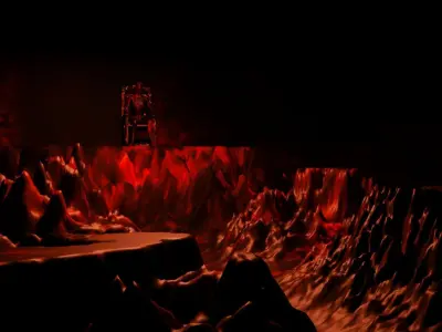 Hell - Devil House Low-poly 3D model