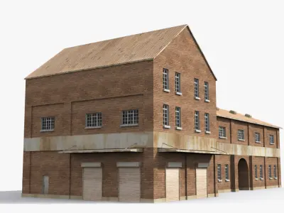 Factory x7 Low-poly 3D model purchase