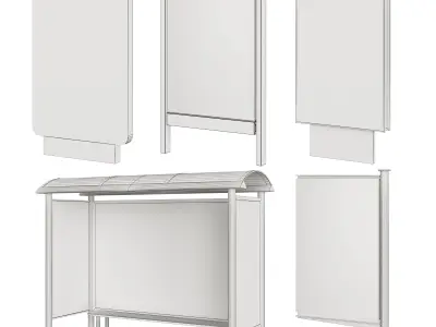 Street Advertising 3D model