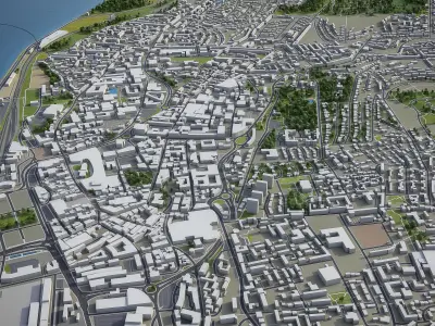 Dundee  Low-poly 3D model