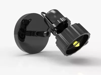 Wall Lamp 04 Low-poly 3D model