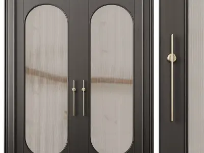 Entrance door set11 3D model