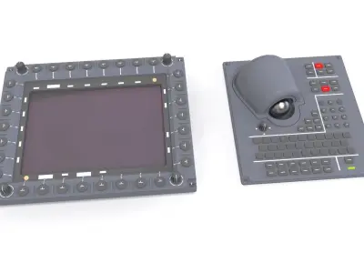 Dashboard 2 sci-fi 3D model