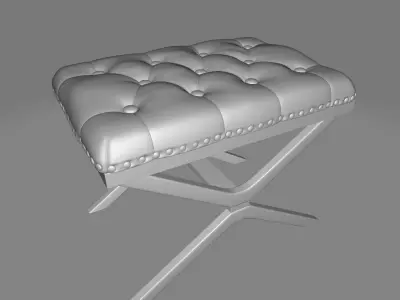 Mariano Vanity Stool Piano Chair 3D model