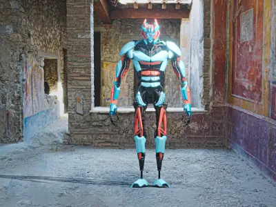 Sci fi Mecha Robot - Crazy Diamond Style 3D model