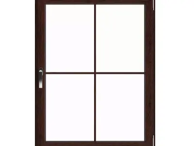 Wooden Window 10 3D model