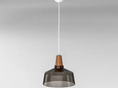Set of 3 pendant lights 3D model