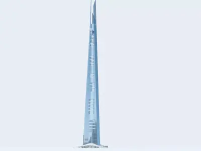 jeddah tower - saudi arabia 3D model