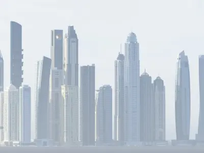 Dubai marina 3D model