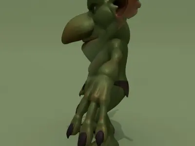 Cartoon Fantasy Monster 3D model