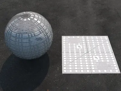 Manhole Covers Texture