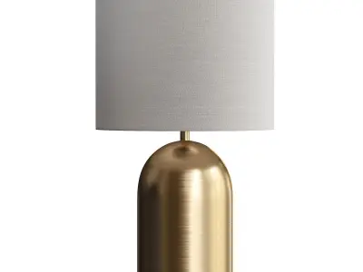  Dome Collection Accent Lamp Gold - Project 3D model