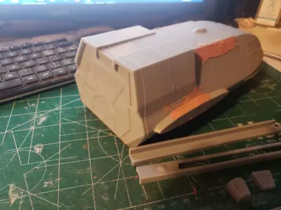 star trek shuttle movie version 3D print model