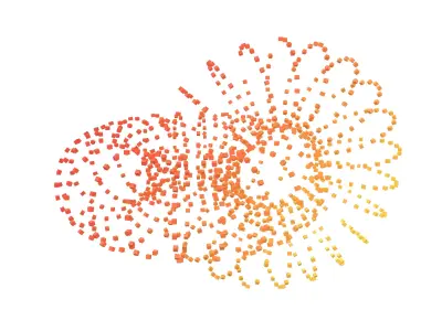 Abstract Circle v1 002 Low-poly 3D model