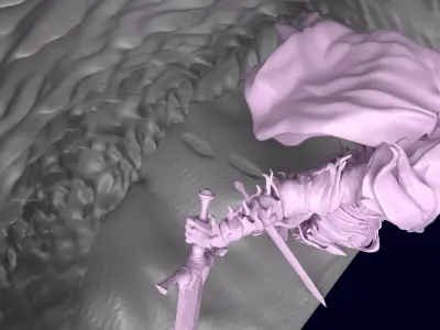 Elden Ring Nightreign Heolstor the Nightlord pose 1 and 4 Bonus 3D print model