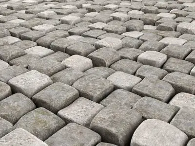 Paving old 3D model