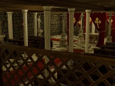 Secret Chapel Interior 3D model