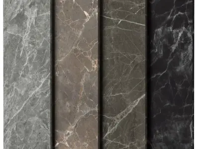 Marble Porcelain tiles - set 50 Texture
