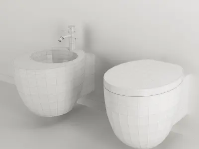 Ceramica Cielo Le Giare Wall-Hung WC 3D model