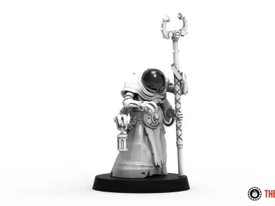 Dark Techno - Wandering Reclaimator Priest 3D print model