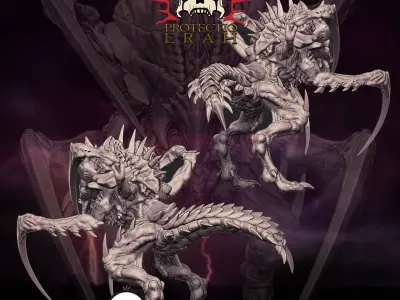 Xenoteras Warriors 2 3D print model