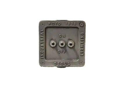  Antique electric switch 3D model