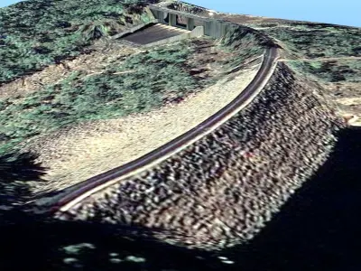 Perserverance Dam Low-poly 3D model