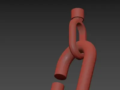 TRUEING - Cerine Swagged Pendant 3D model