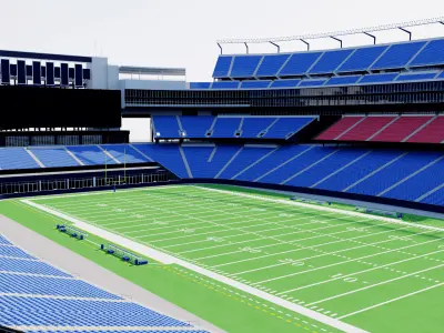 Gillette Stadium - Boston - New England Patriots - USA 3D model 3D model