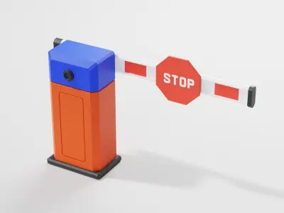 street element cartoon pack vol 2 Low-poly 3D model