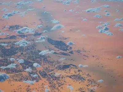 Niamey Niger City Landscape 3D Model 3D model