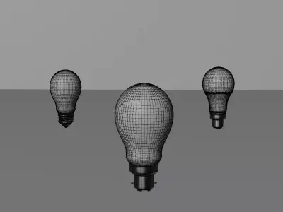 Incandescent Light Bulb Free 3D model