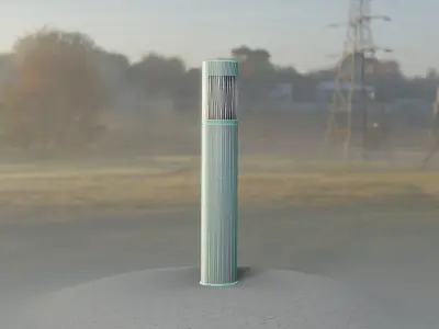 Light Column -7- Street Light -9- 3D model