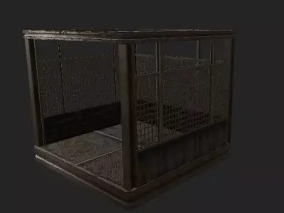 Mech Lift Metal Low-poly 3D model