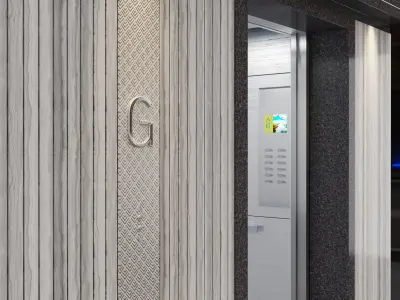 elevator zone 2 cabin  Low-poly 3D model