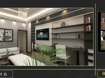 Bedroom interior design  3D model