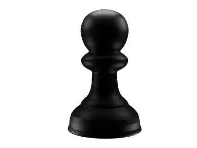 Chess Pawn 3D model Free 3D model