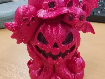 The Three Halloween Friends 3D print model