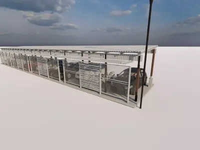 Roof Parking-Parking Lot 3D model order