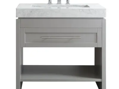 Gillian Single Bathroom Vanity 3D model